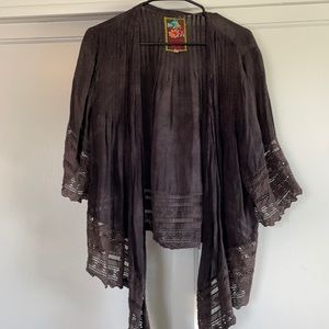 Johnny was faded black lace top. Size M